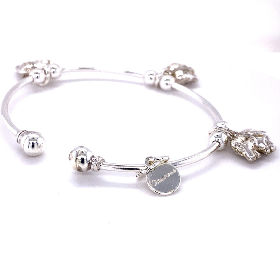 Elephant Charm Bangle