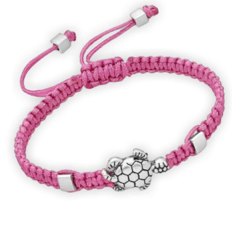 Sea Turtle Bracelet in Pink or Blue