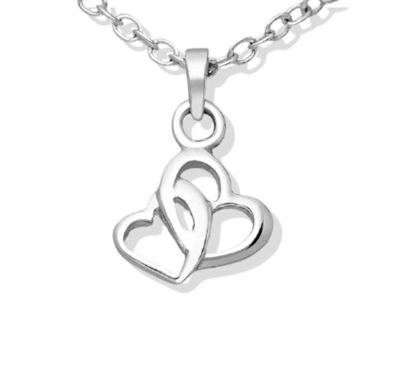 Double Love Heart Necklace