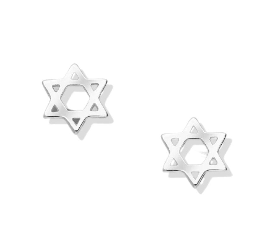 Star of David Stud Earrings