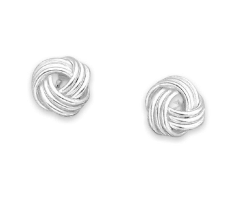 Knot Push-Back Miniature Earrings